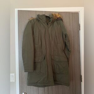 a new day Waterproof Olive Green Winter Jacket